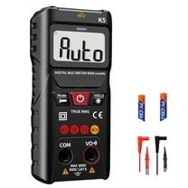 Veevvio Intelligent Digital Multimeter with Flashlight 4000 Counts AC DC Voltage Resistance Tester