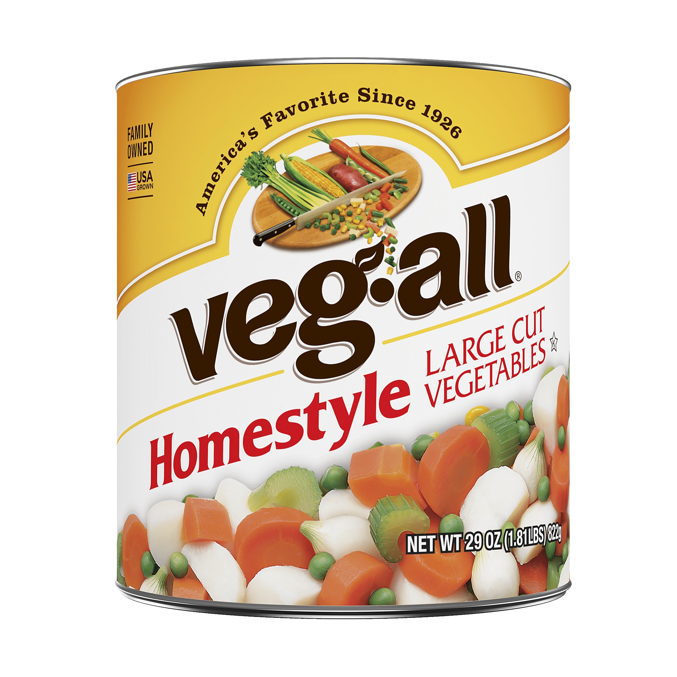 Veg-All Homestyle Large Cut Canned Vegetables, 29 oz Can 
