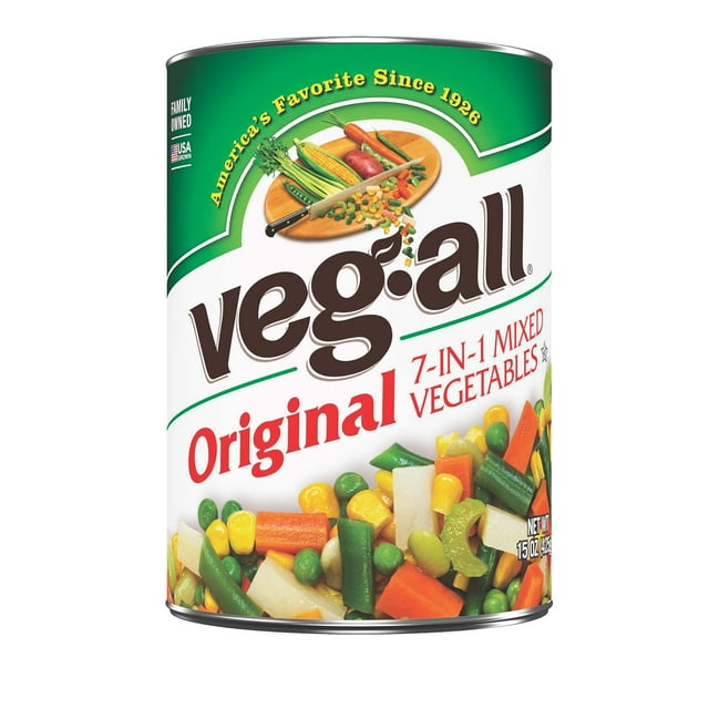 VegAll Original Canned Mixed Vegetables, 15 oz Can