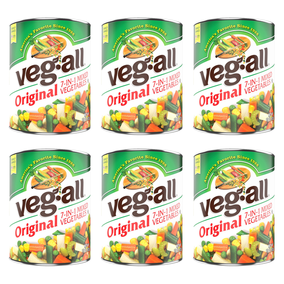 Veg-All Original Mixed Vegetables, 15 oz (Pack of 6)