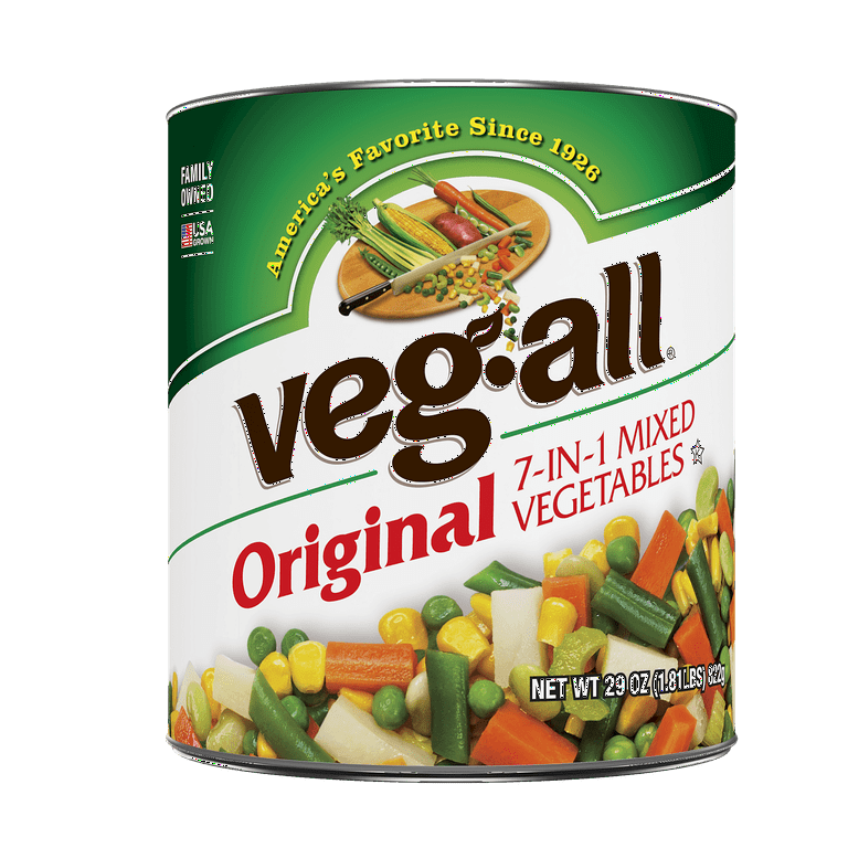 Veg-All Original Mixed Vegetables, 29 oz., Can (7-in-1 Mixed