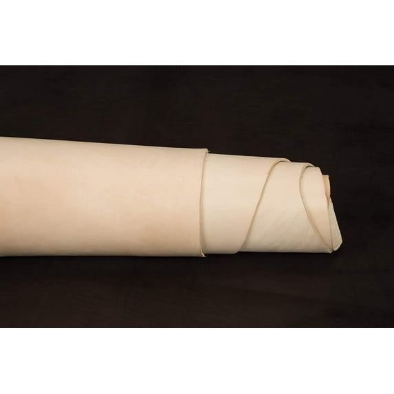 Veg Tanned V-Cut Double Shoulder, Natural, 7 to 8 oz.