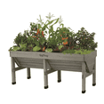 thumbnail image 1 of VegTrug Wood Elevated Planter Bed, Gray, 1 of 3