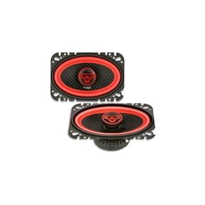 Cerwin Vega V46 Vega Series 46 2Way Coaxial Speaker Hybrid CF/PP Cone, Silk Dome Tweeter, Rubber Surround Compact FullRange Audio Pair