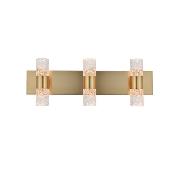 Vega 6 light Gold LED Wall Sconce