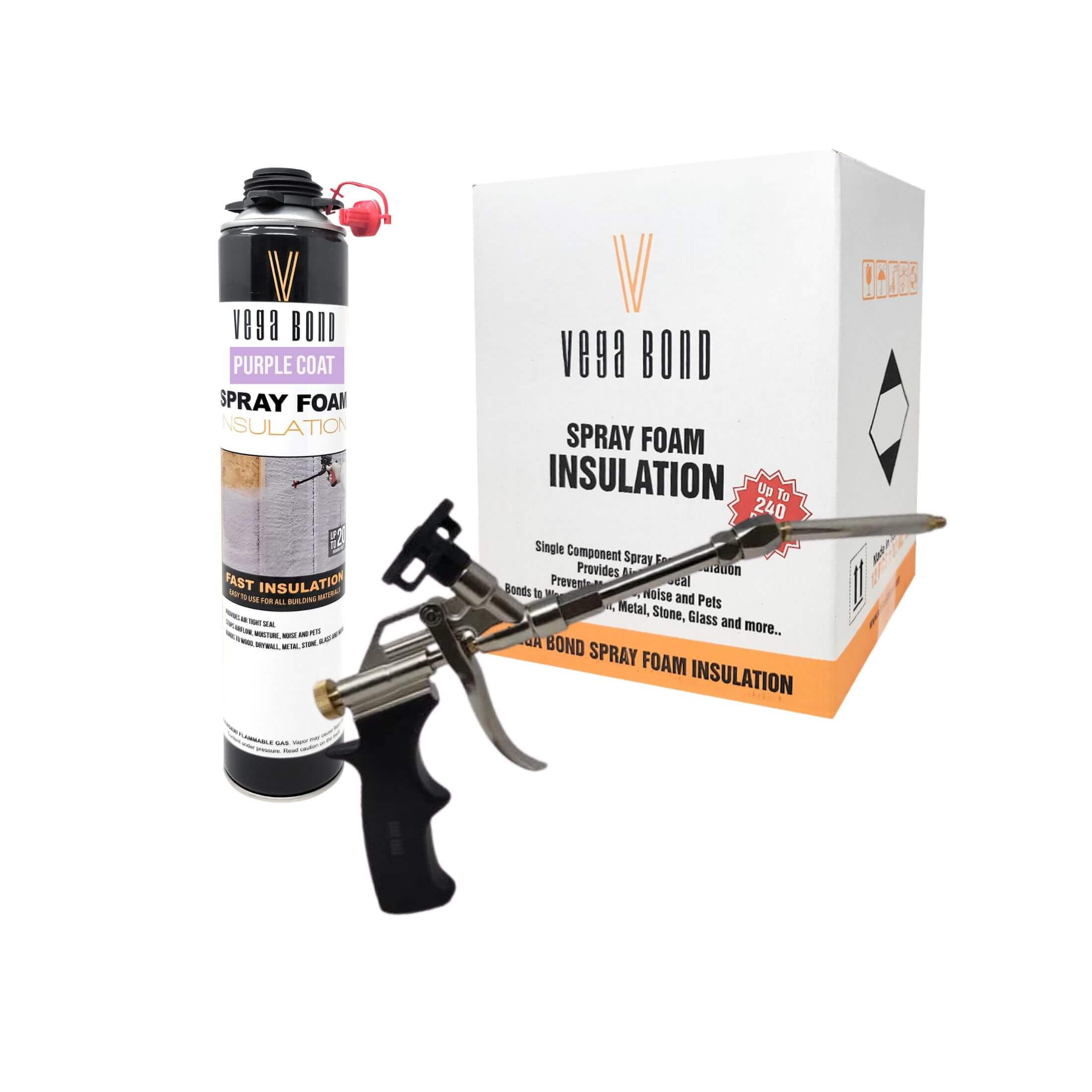 Vega Bond Purplecoat Single Component Closed Cell Insulation Spray Foam