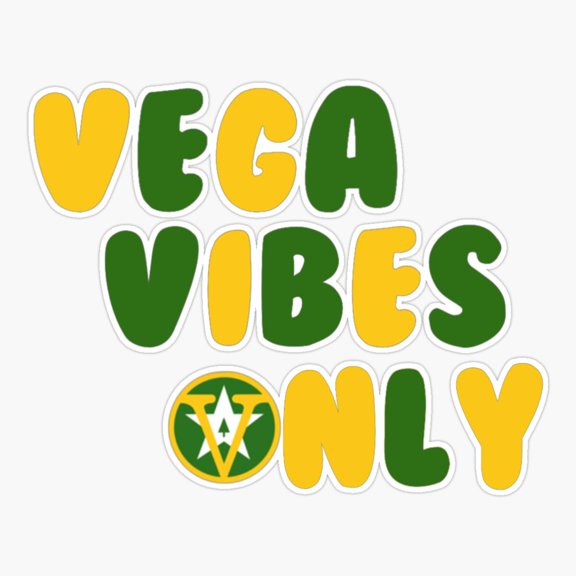 Vega Camp Vibes Only Camp Vinyl Decal Sticker
