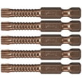 thumbnail image 1 of Vega Industries T25 TORX 2" Impact Driver Bits, 5-Pack, 1 of 5