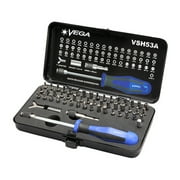 Vega Industries-VSH53A 53pc Bit And Hand Driver Set