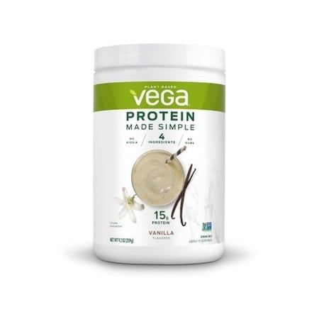Vega Made Simple Vanilla Protein Drink Mix, 9.2 Ounce -- 12 per Case.