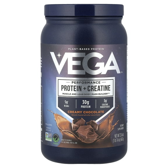 Vega Performance Creamy Chocolate Protein + Creatine 23.4 oz