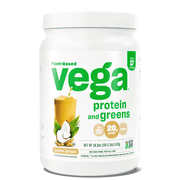 Vega Protein & Greens Plant-Based Protein Powder, Coconut Almond, 17 Servings (18.3oz)