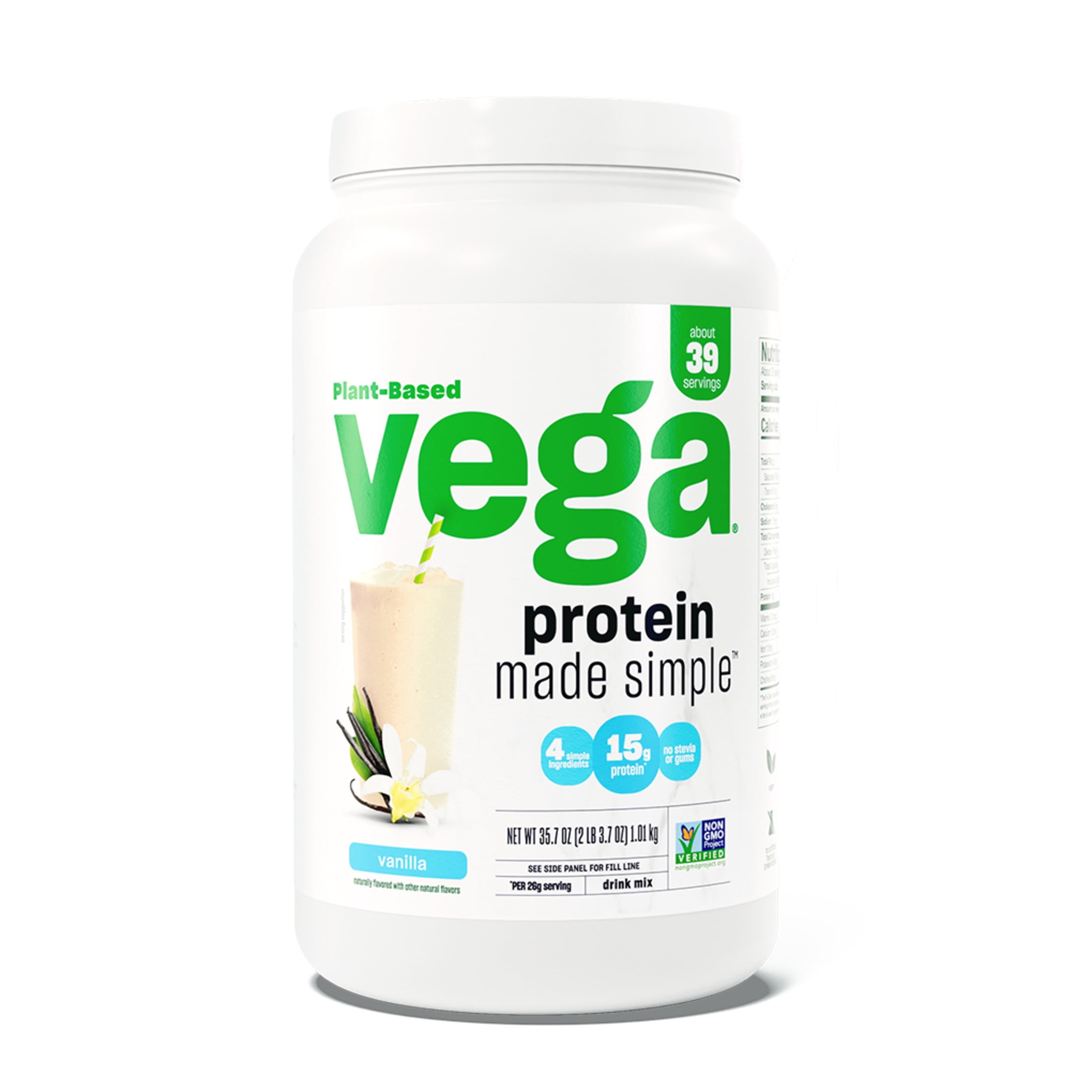 Vega Protein Made Simple Vanilla - Vanilla flavor protein powder by VEGA