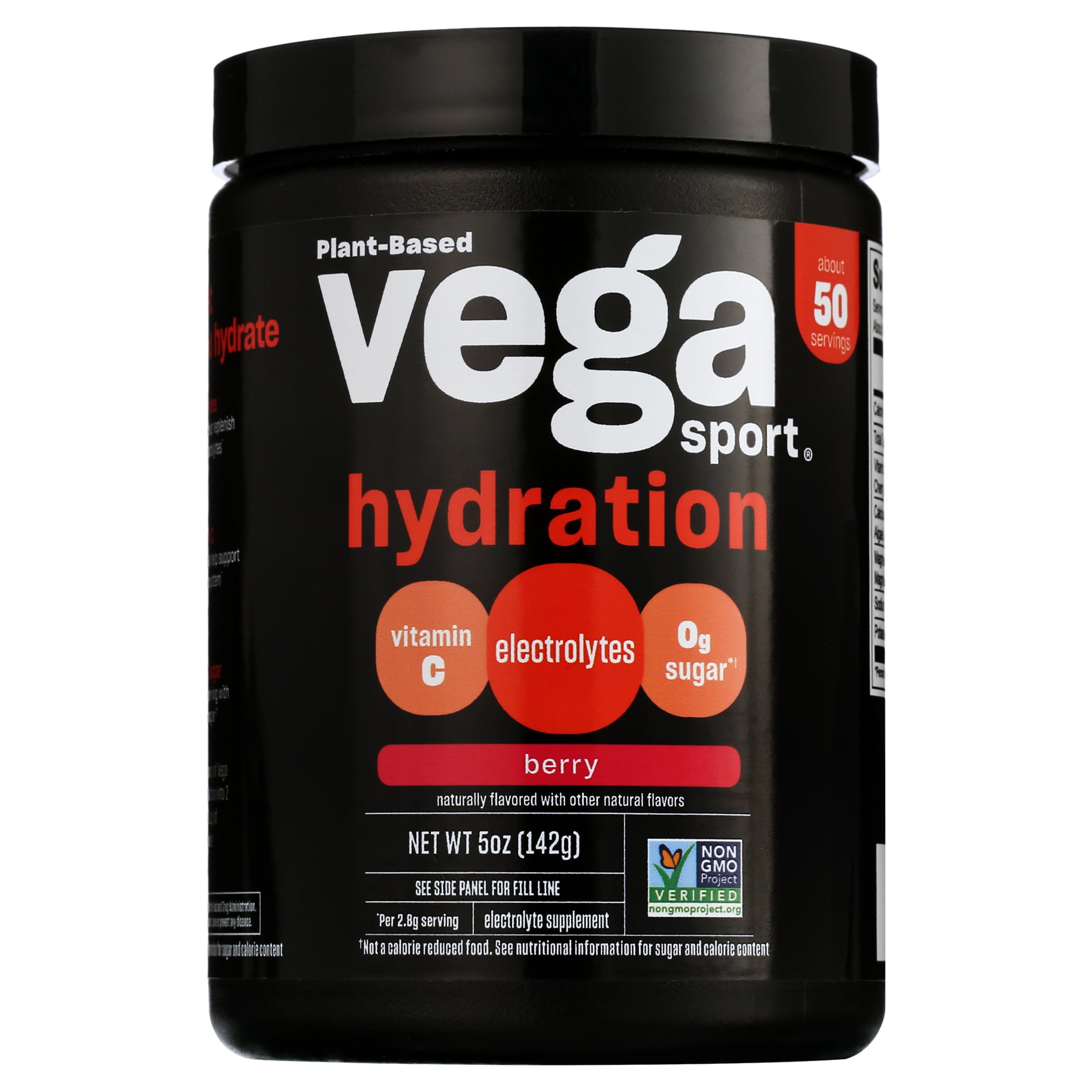 Vega Sport, Plant-Based Hydration, Berry, 5 oz (142 g)