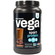 Vega Sport Plant-Based Protein Powder, Chocolate, 14 Servings (21.7oz)