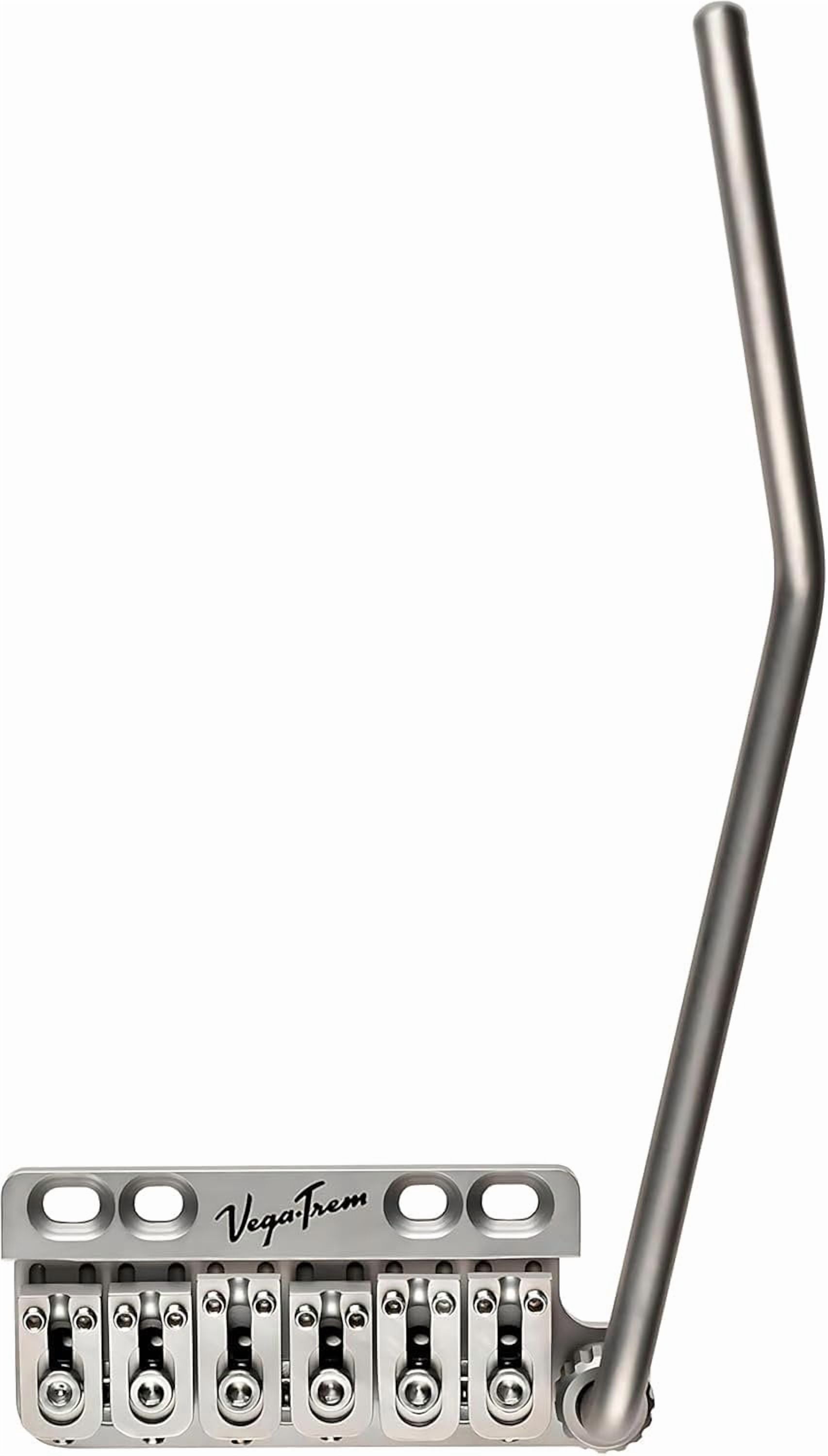 Vega-Trem VT1 Special Standard 6-Screw Stratocaster Guitar Tremolo Bridge For Strat No Mods Easy Installation Satin, Right