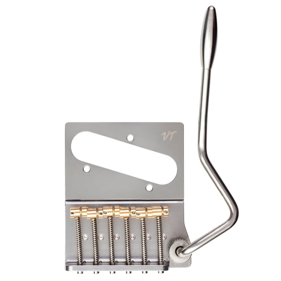 Vega-Trem VT2ND Teletrem Classic Telecaster Guitar Tremolo Bridge For Tele No Mods Easy Installation