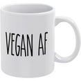 thumbnail image 1 of Vegan Af Mug Coffee Lovers Cup, Great Novelty Gift, 11 Oz Tea Cup For Men & Women, 1 of 5