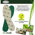 thumbnail image 1 of Vegan Aloe Vera Insole (Size 46) - velvety, absorbent micro-fiber velour insole with 2 layers of latex: one is spongy and the other is pressed to be resistant, and a smooth microfiber textile on top, 1 of 4