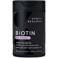 thumbnail image 1 of Vegan Biotin 2500mcg w/ Coconut Oil Extra Strength Biotin - 120 Veggie Softgels, 1 of 9