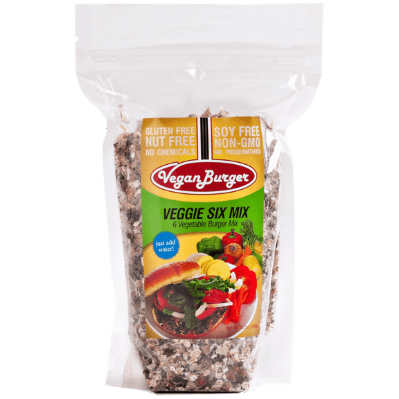 Vegan Burger (9 Servings): Veggie Six Mix