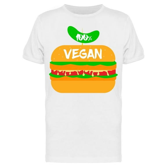 Vegan Burger With Vegetables T-Shirt Men -Image by Shutterstock, Male Small