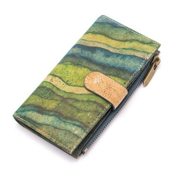 Vegan Cork wallet purse, Handmade Eco Friendly Sustainable gift Lightweight Durable Waterproof