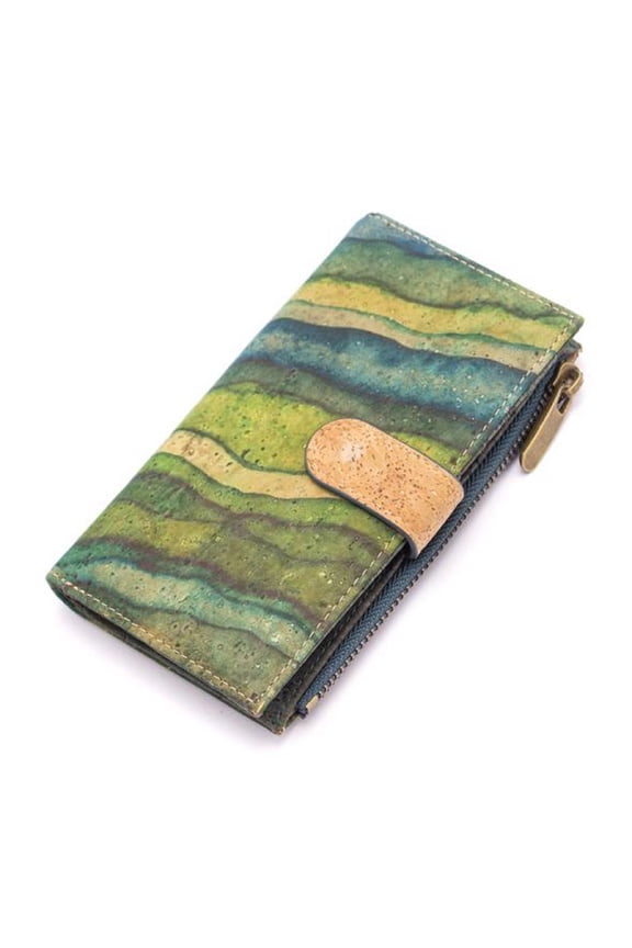 Vegan Cork wallet purse, Handmade Eco Friendly Sustainable gift Lightweight Durable Waterproof