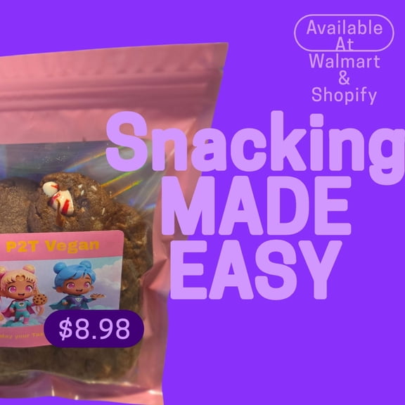 Vegan Double Chocolate Chip Peppermint Cookies