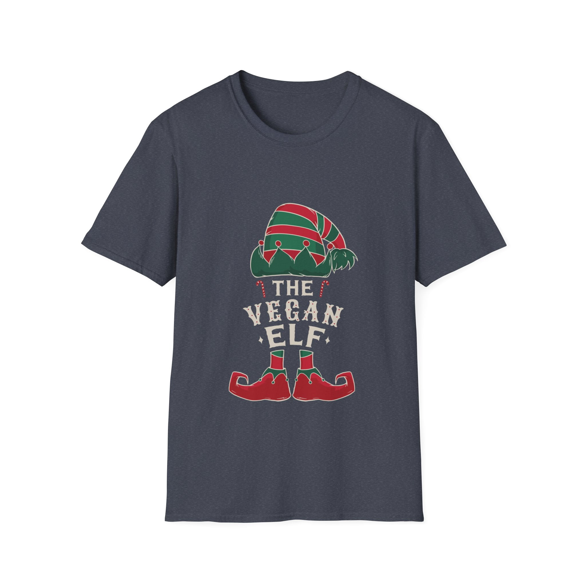 Vegan Elf Hat Boots Candy Cane Men Women Apparel