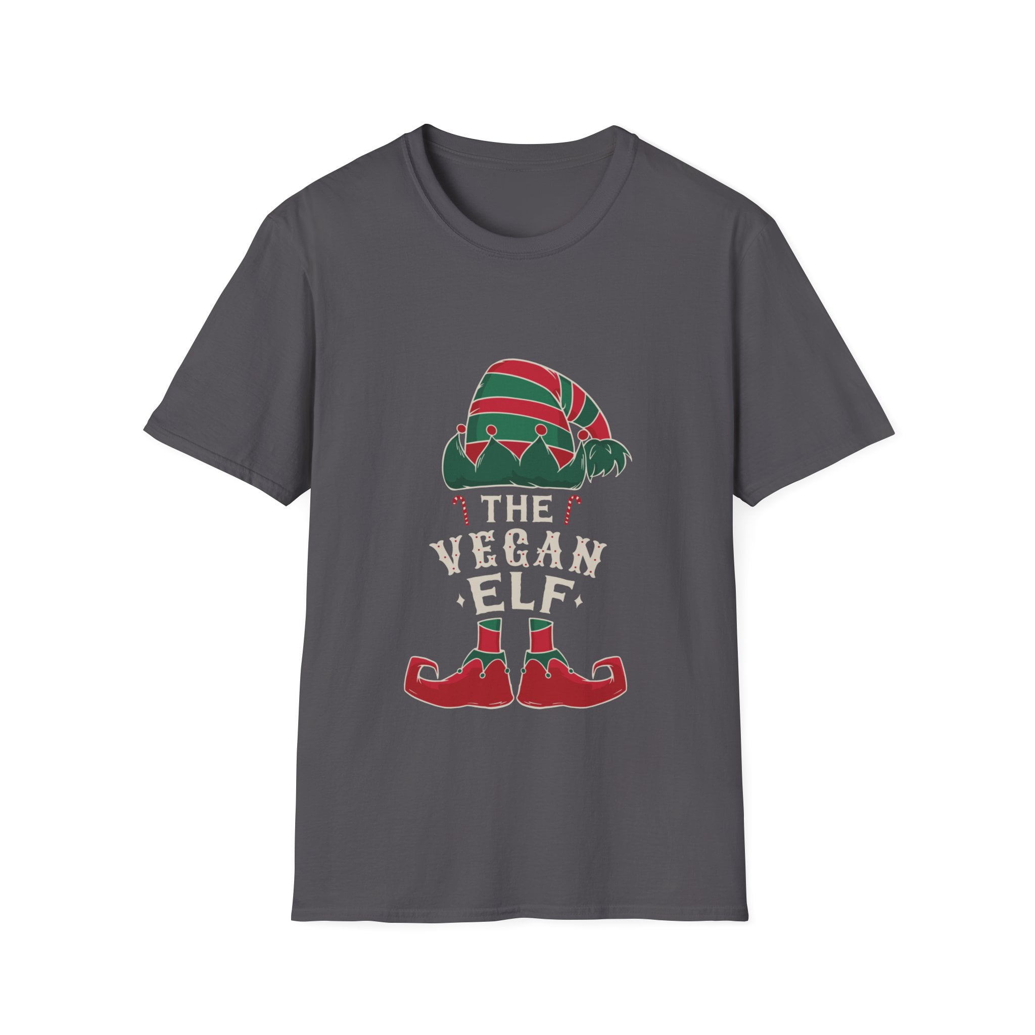 Vegan Elf Hat Boots Candy Cane Men Women Apparel