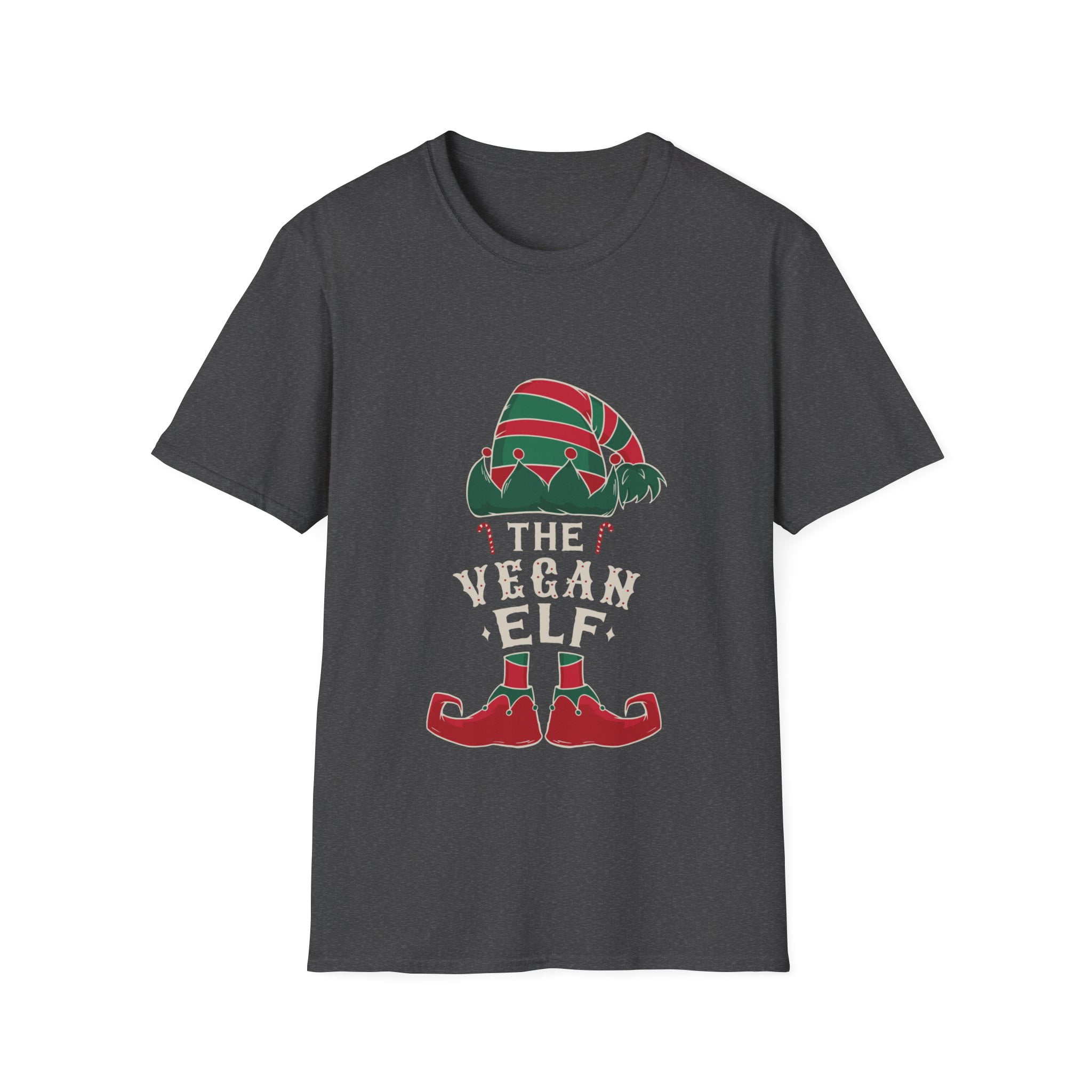 Vegan Elf Hat Boots Candy Cane Men Women Apparel