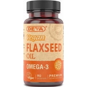Vegan, Flaxseed Oil, Omega-3, 90 Vegan Caps