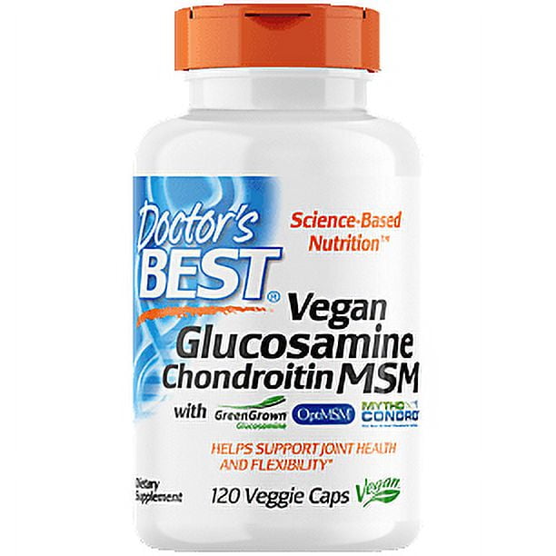 Vegan Glucosamine Chondroitin MSM Supports Joint Health & Flexibility