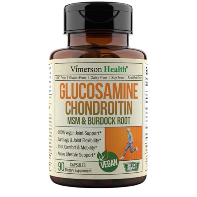 Vegan Glucosamine Chondroitin, Phytodroitin MSM Supplement Capsules