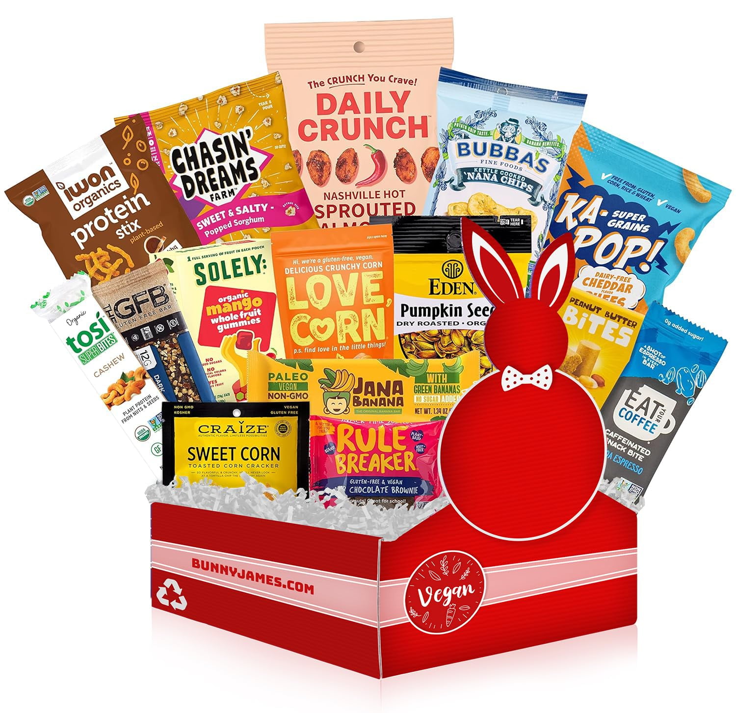 Vegan Gluten Free Dairy Free Healthy Snacks Variety of Premium Vegan