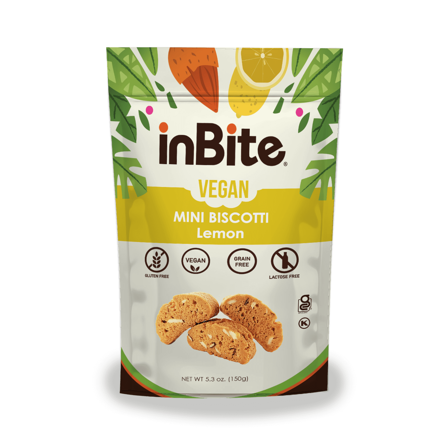 Vegan GlutenFree Mini Biscotti Lemon Italian Style Lemon Cookie 5