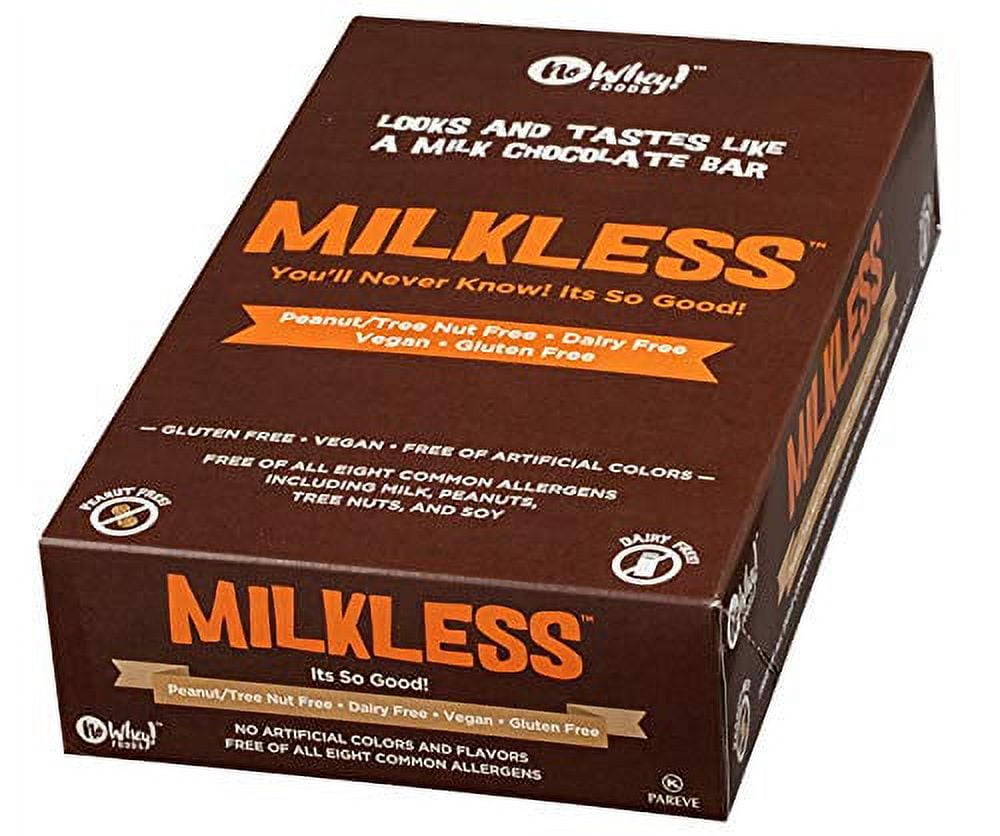 Vegan, Gluten Free, Nut Free | Milkless Chocolate Bars (16 Pack