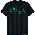 thumbnail image 1 of Vegan Heartbeat Lifeline Plant Based Nutrition Gift Food T-Shirt, 1 of 4
