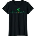 thumbnail image 1 of Vegan Heartbeat Vegetarian Diet Veganism Vegetable Lover T-Shirt, 1 of 4
