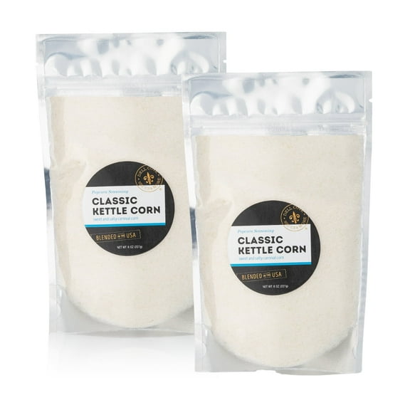 Vegan Kettle Corn Popcorn Seasoning - Sweet Popcorn Seasoning for Popcorn Machines - Dell Cove Spices, Bulk Bag - 1 Pound