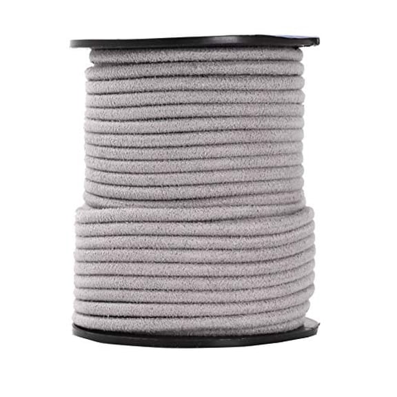 Vegan Leather Cord Faux Suede Cord for Jewelry Making Round Suede Lace from Micro Fiber Suede String Leather Cord for Beading Lacing Crafts 11 Yards