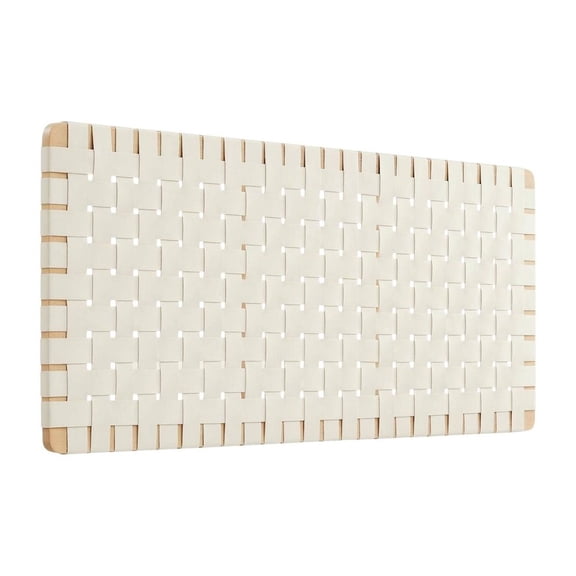 Vegan Leather Full Headboard with TexturedPattern and Durable Build