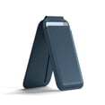 thumbnail image 1 of Satechi Magnetic Magsafe Wallet, Double Flap Stand Card Holder, 4 Slots with Front NFC Pass-Through, Adjustable Phone Attachment for iPhone 17/16/15/14/13/12, Travel Accessory, Dark Blue, 1 of 11