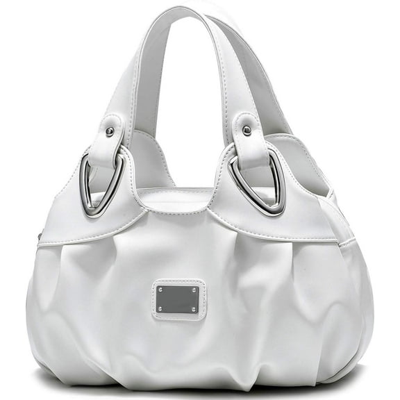 Vegan Leather Purse for Women Fashion Hobo Style Floral Handbag