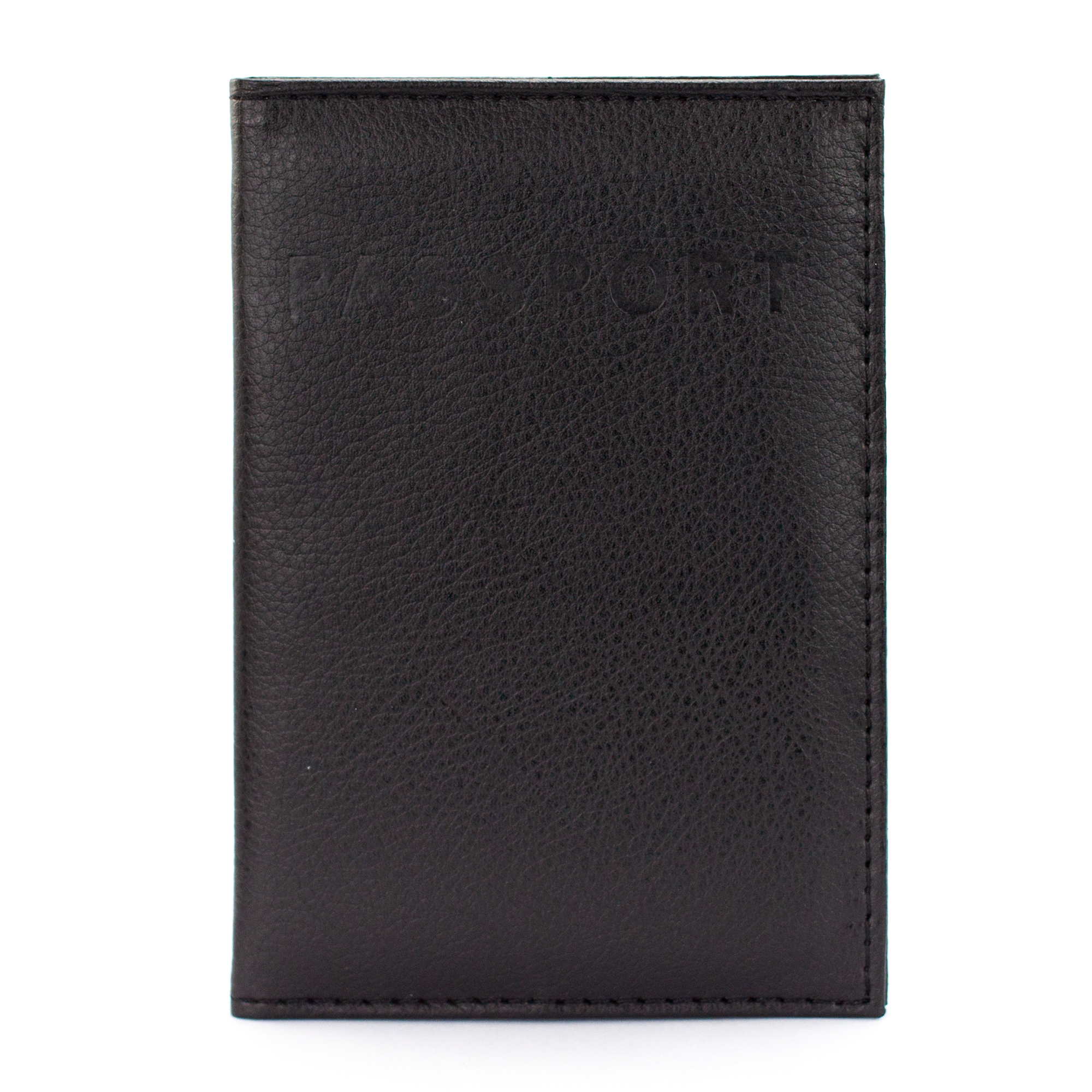 Vegan Leather RFID Blocking Passport Cover, Sturdy, Slim (Black) - image 1 of 4