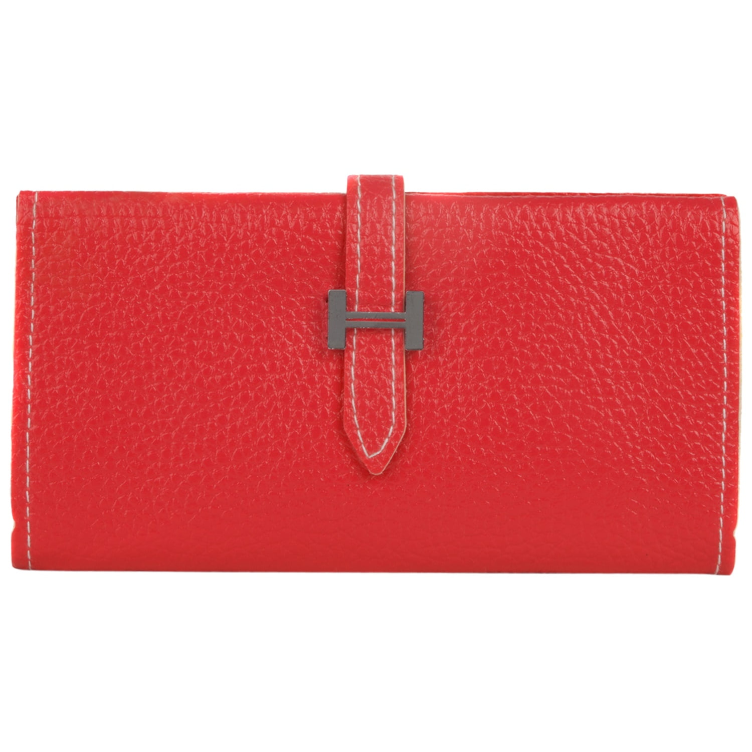 Vegan Leather Wallet with Belt Strap and Phone Compartment