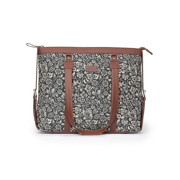 Vegan Leather Women's Office Bag for 15.6 inch Laptop, MacBook