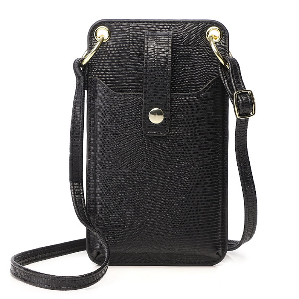 New Black Phone Holder Wallet Crossbody main image 0
