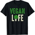thumbnail image 1 of Vegan Life Vegetarians Plant Based Broccoli T-Shirt, 1 of 4